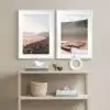 Pink Lake 2’li Poster Tablo Seti