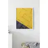Sarı Karo Taş Poster Tablo