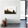 Sonbahar Ormanı Kanvas Tablo
