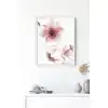 Suluboya Pembe Çiçek Poster Tablo