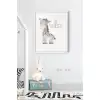 Zebra Desenli Çocuk Odası Poster Tablo
