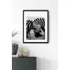 Zebra 6’lı Poster Tablo Seti