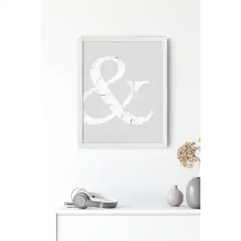 & İşareti Poster Tablo