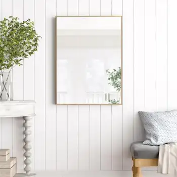 40x50 cm Metal Gold Çerçeveli Dekoratif Ayna