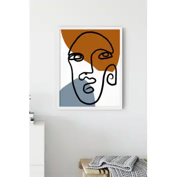 Abstract Face No:2 Poster Tablo