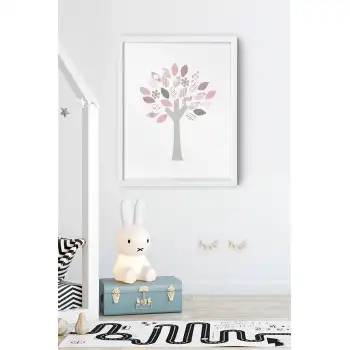 Ağaç Desenli Çocuk Odası Poster Tablo