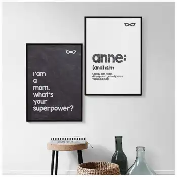 Anne 2’li Poster Tablo Seti