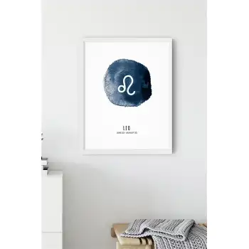 Aslan Burcu Poster Tablo