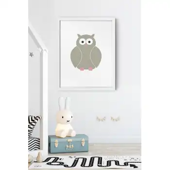 Baykuş Çocuk Odası Poster Tablo No:1