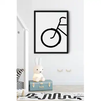 Bisiklet Çocuk Odası Poster Tablo No:1