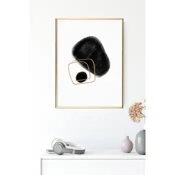 Black Dot Poster Tablo No:1