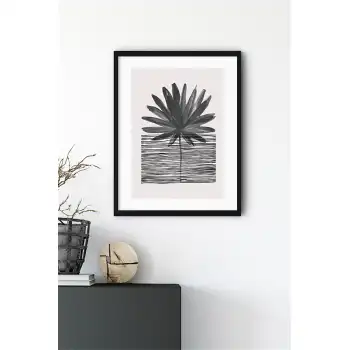 Black Palm Poster Tablo No:1