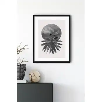 Black Palm Poster Tablo No:2