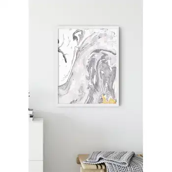 Blue Marble No:1 Poster Tablo