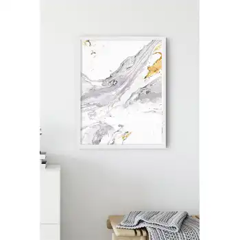 Blue Marble No:3 Poster Tablo