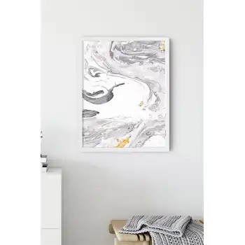 Blue Marble No:4 Poster Tablo