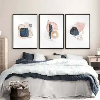 Blush 3’lü Poster Tablo Seti