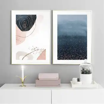 Blush 2’li Poster Tablo Seti No:2