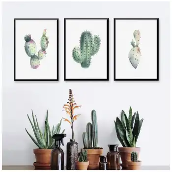 Botanik No:1 3’lü Poster Tablo Seti