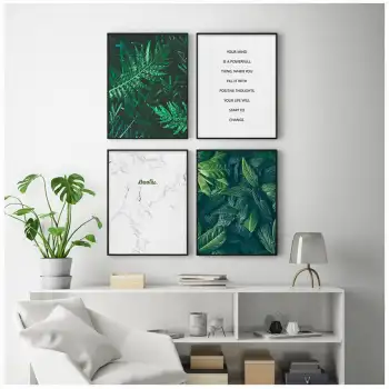 Botanik No:13 4’lü Poster Tablo Seti