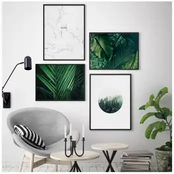 Botanik No:14 4’lü Poster Tablo Seti