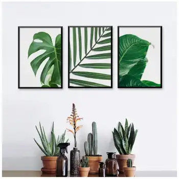Botanik No:2 3’lü Poster Tablo Seti