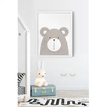 Çizgi Hayvanlar Çocuk Odası Poster Tablo No:2