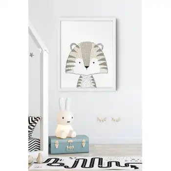 Çizgi Hayvanlar Çocuk Odası Poster Tablo No:4