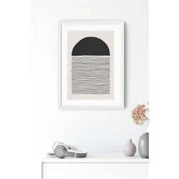 Dark Line Poster Tablo No:2