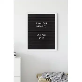 Dream It Motto Poster Tablo