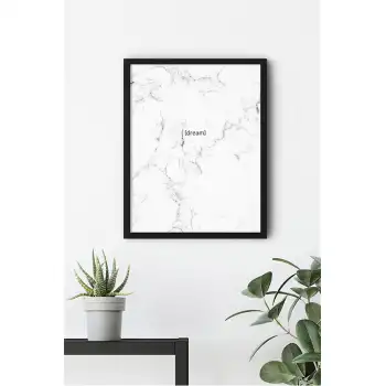 Dream Motto Poster Tablo