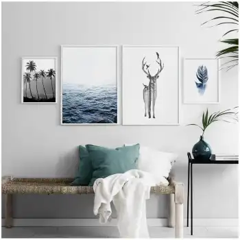 Geyik Poster Tablo Seti