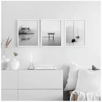 Göl 3’lü Poster Tablo Seti