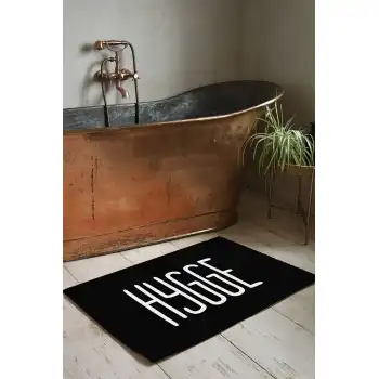 HYGGE Siyah Banyo Paspası