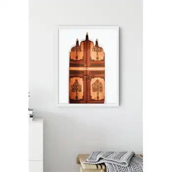 Kahverengi Kapı Poster Tablo