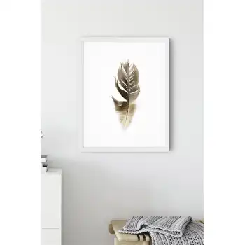 Kahverengi Tüy Poster Tablo