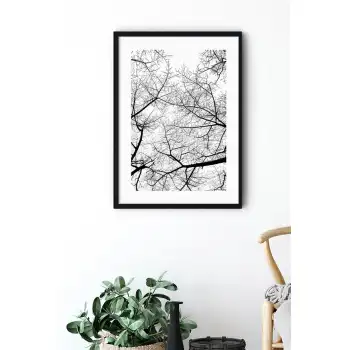 Karmaşık Ağaç Dalları Poster Tablo