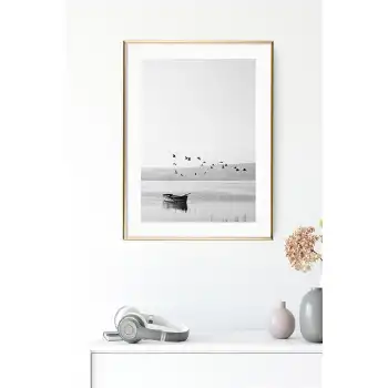 Kayıklı Göl Poster Tablo