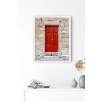Kırmızı Kapı No:1 Poster Tablo