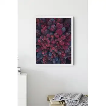 Kırmızı Orman Poster Tablo