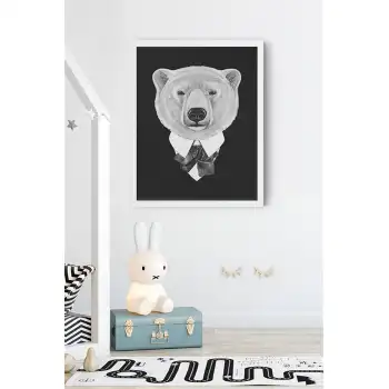Köpek Desenli Çocuk Odası Poster Tablo
