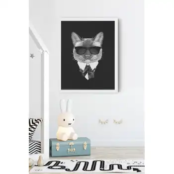 Leopar Desenli Çocuk Odası Poster Tablo