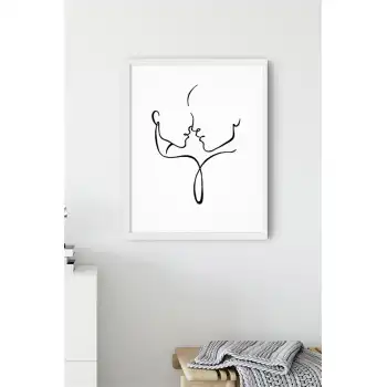Line Art No:1 Poster Tablo