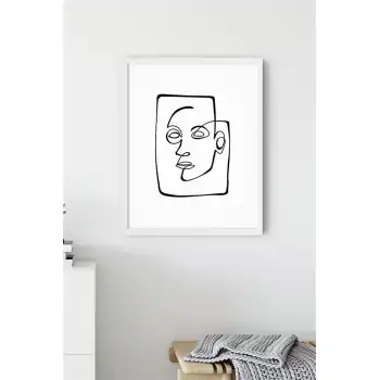 Line Art No:3 Poster Tablo
