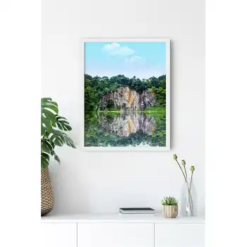 Manzara Yansıma Poster Tablo