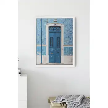 Mavi Kapı No:1 Poster Tablo