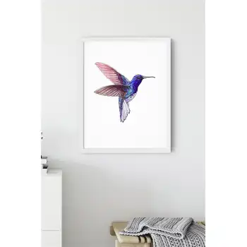 Mavi Kuş No:2 Poster Tablo