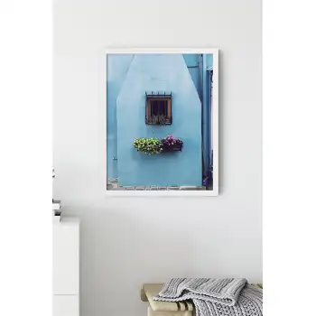 Mavi Pencere No:2 Poster Tablo