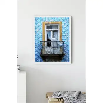 Mavi Pencere No:2 Poster Tablo