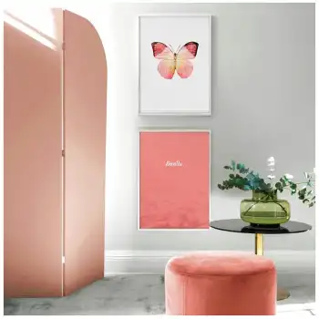 Mercan Kelebek 2’li Poster Tablo Seti